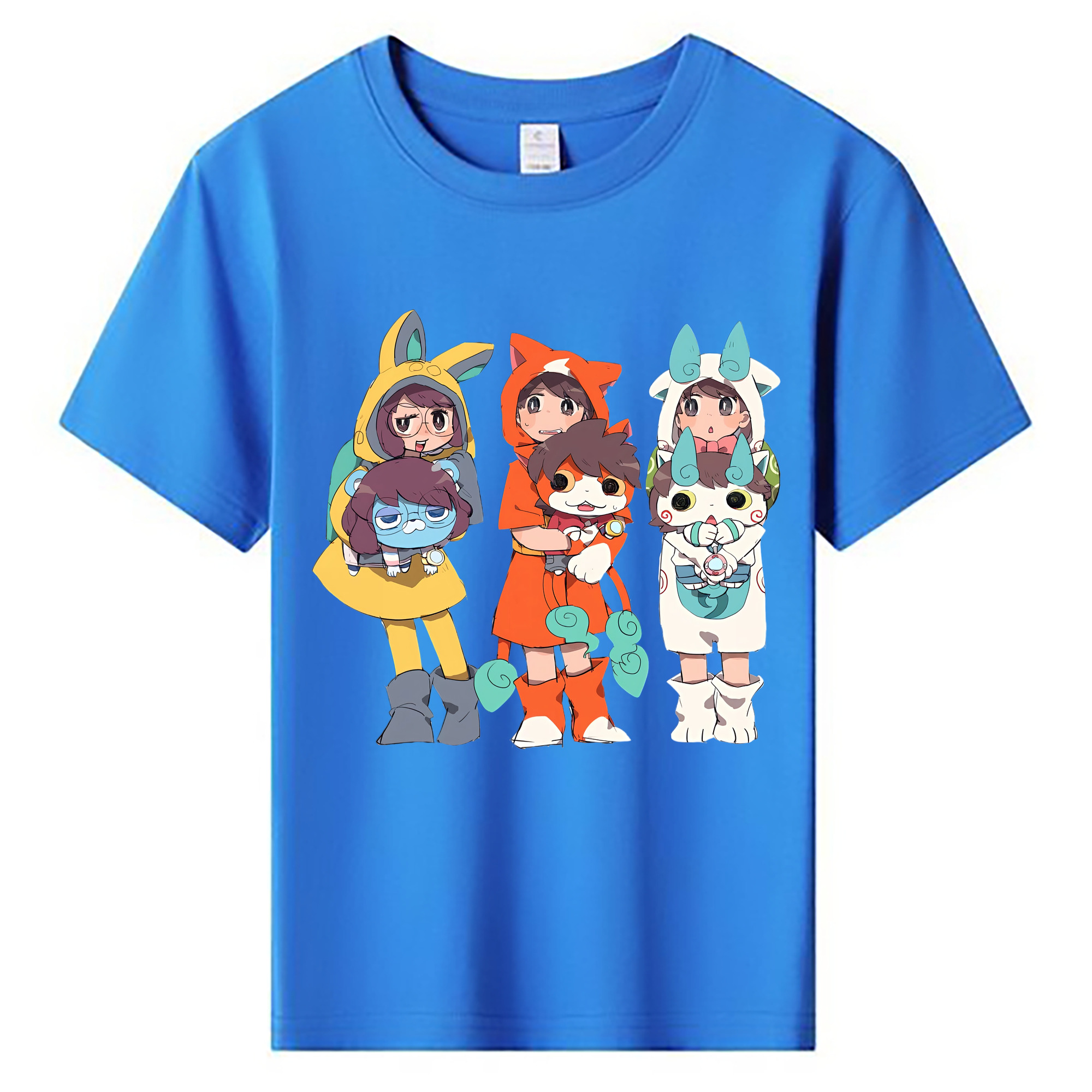（画像用） 妖怪ウォッチ Yo-kai Watch 綿100％キッズTシャツ（フロントプリント）